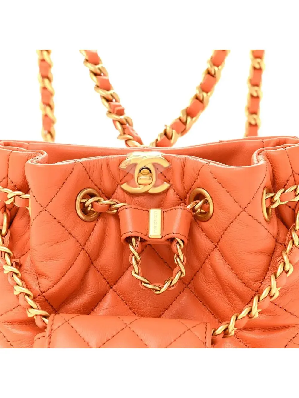 Chanel Calfskin Quilted Small Cc Chain #359261C45B